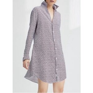 Frank & Eileen Liberty Ditsy Floral Mary Linen Shirtdress size M